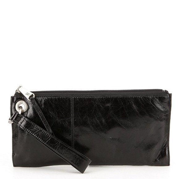 HOBO Handbags - Hobo Vida Black Leather Clutch Wristlet Wallet